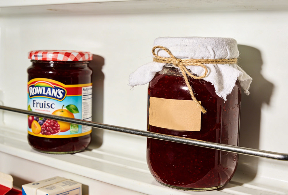 jam in the fridge