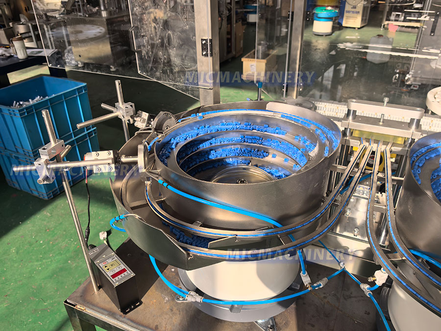 syringe filling machine Lid Pressing Machine