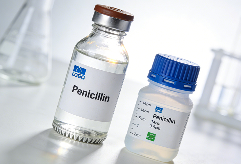 glass vials and plastic vials