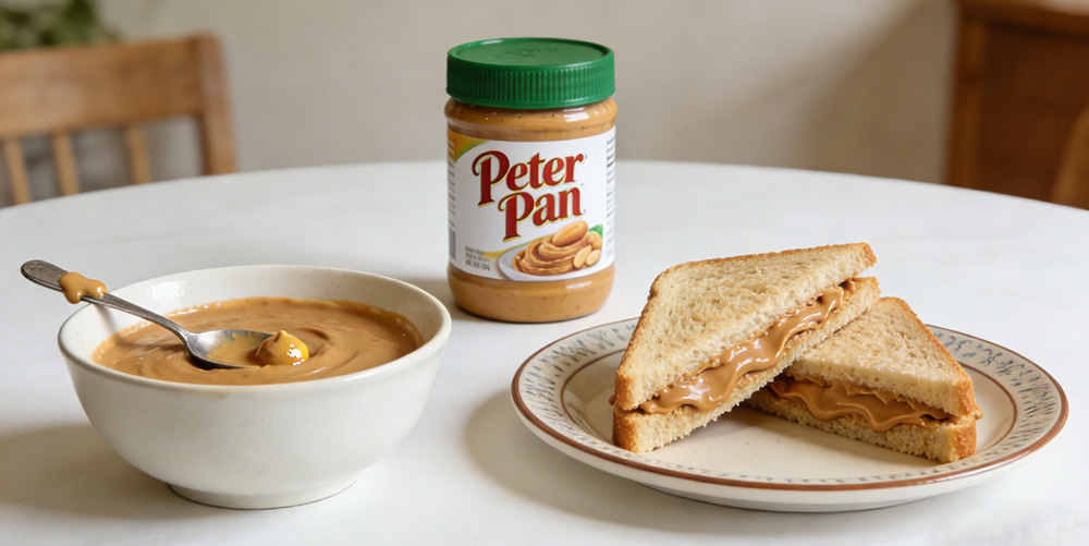 peanut butter and sandwich
