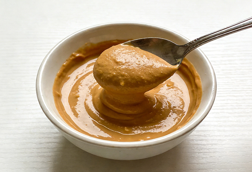 a spoonful of peanut butter