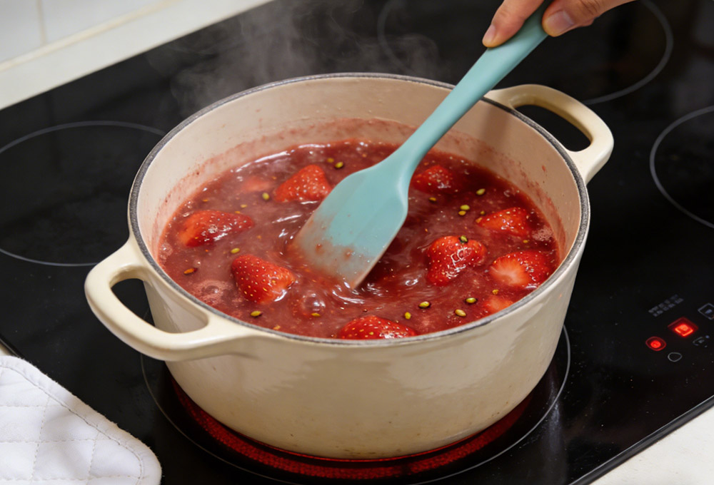 homemade strawberry jam