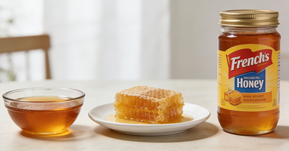 raw honey and commercial honey