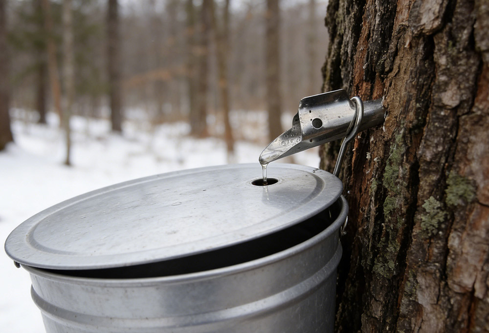 collect maple sap