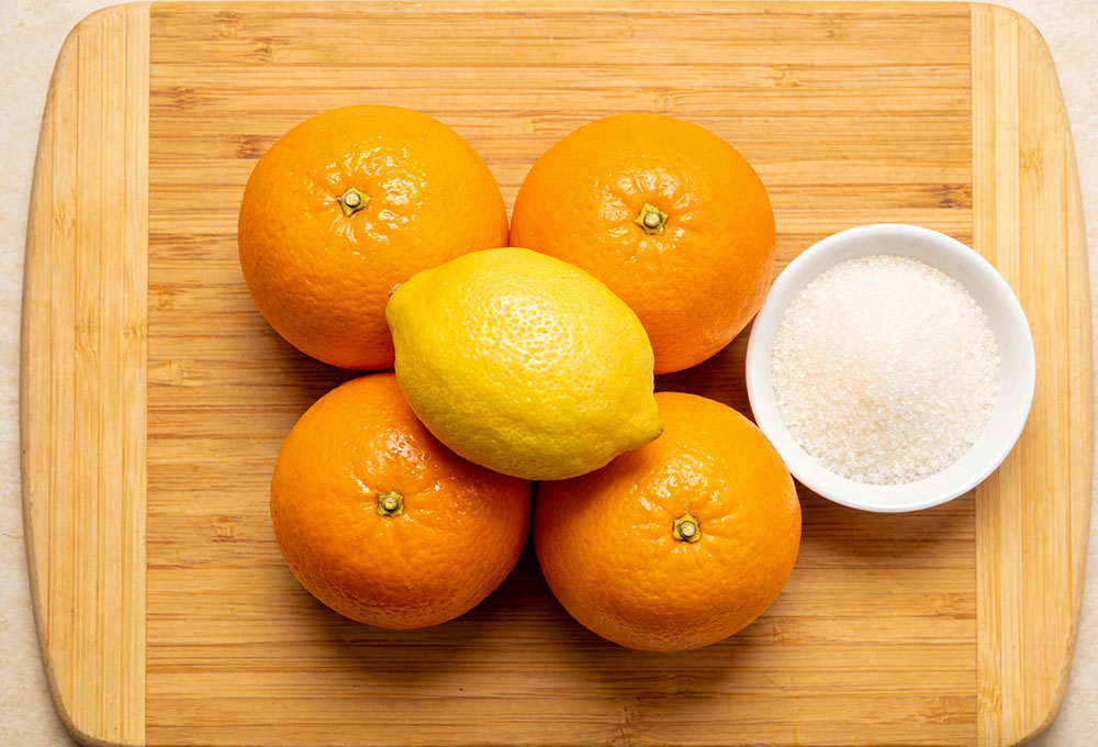 oranges, lemons and sugar