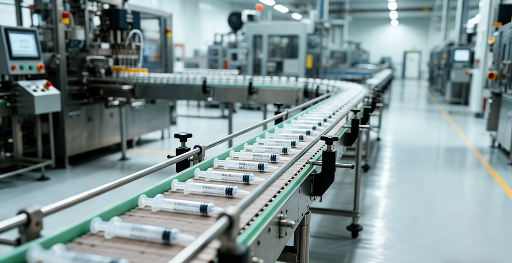 syringe filling machine production line