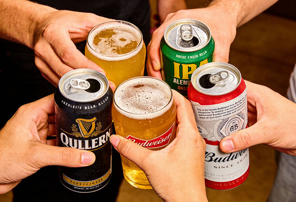 raise a beer and cheers