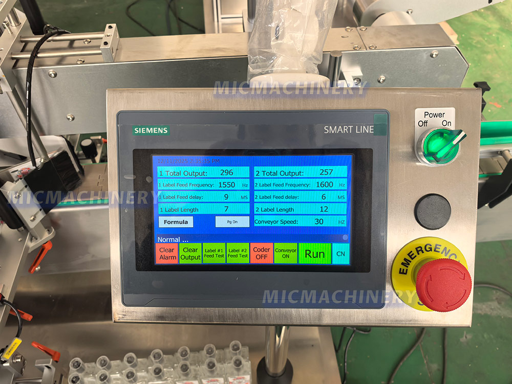 Labeling Machine Touch Screen