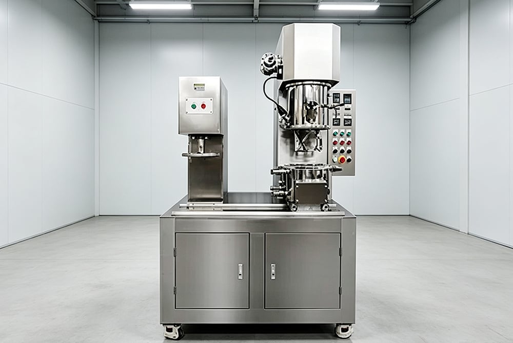 Vacuum planetary mixer
