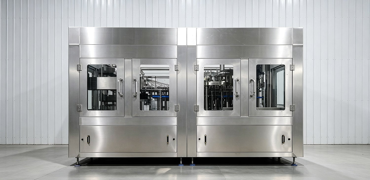 Beverage bottling filling machine