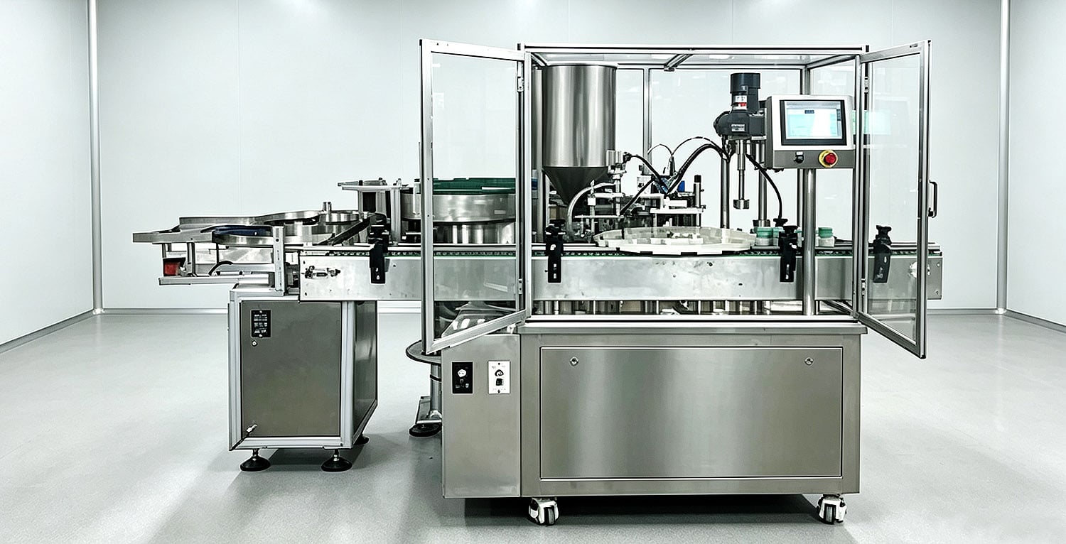 Automatic cosmetic filling machine