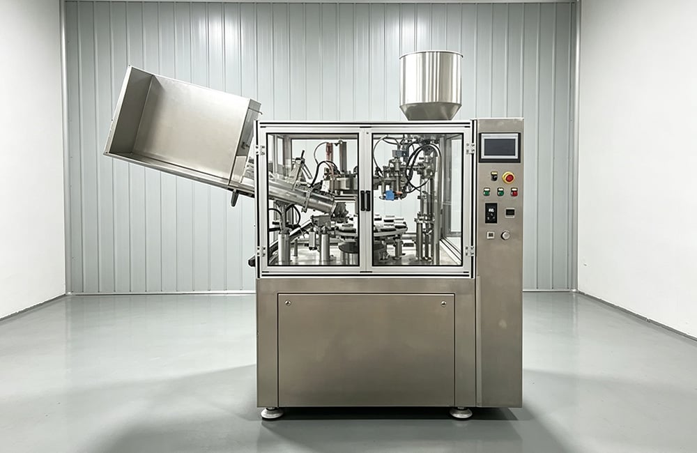 Tube cosmetic filling machine