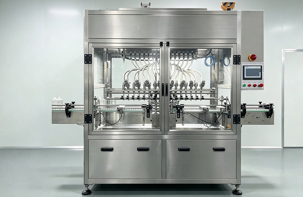 Hygienic sauce filler