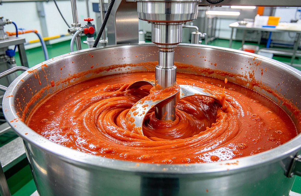 Stir ketchup