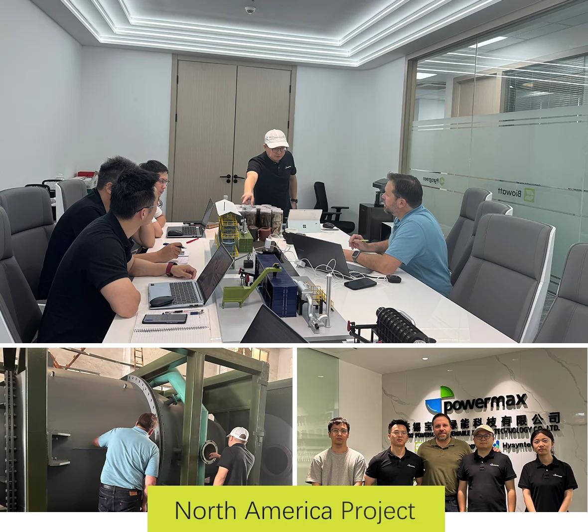 North America Biomass Electric Generator Project for Grid Power and Hydrogen Production