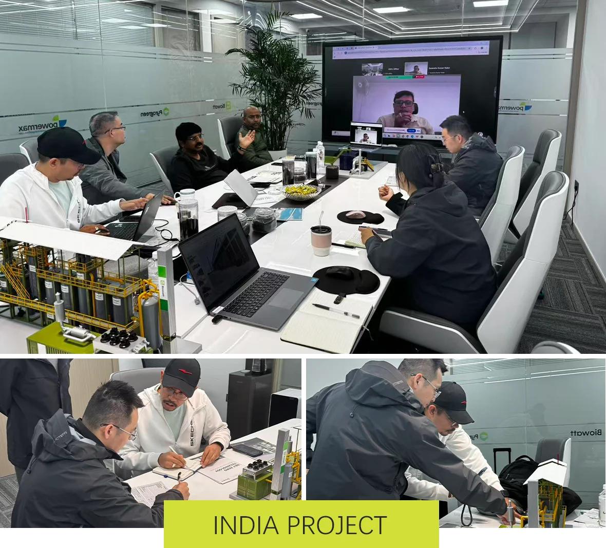 India Biomass Electric Generator Project Using Wood Chip Syngas with a 1 MW Net Output Target