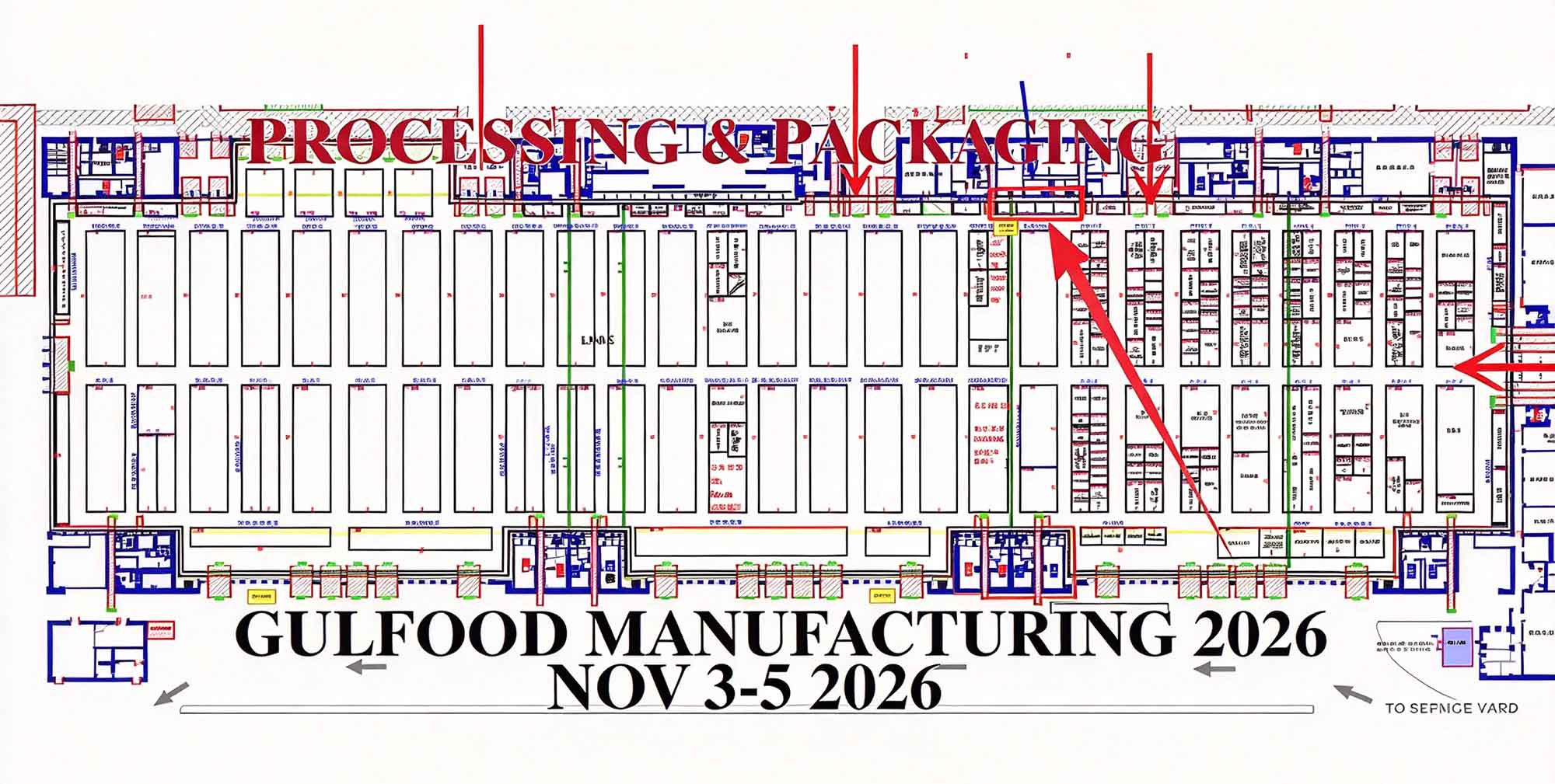 Gulfood 2026 floor plan