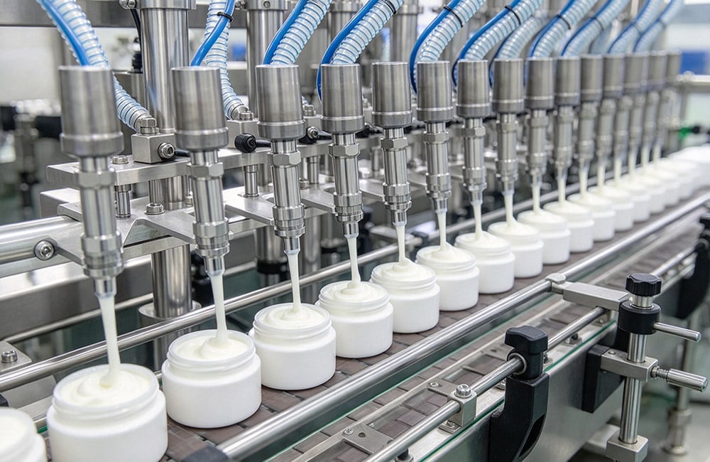 Automatic cosmetic filling