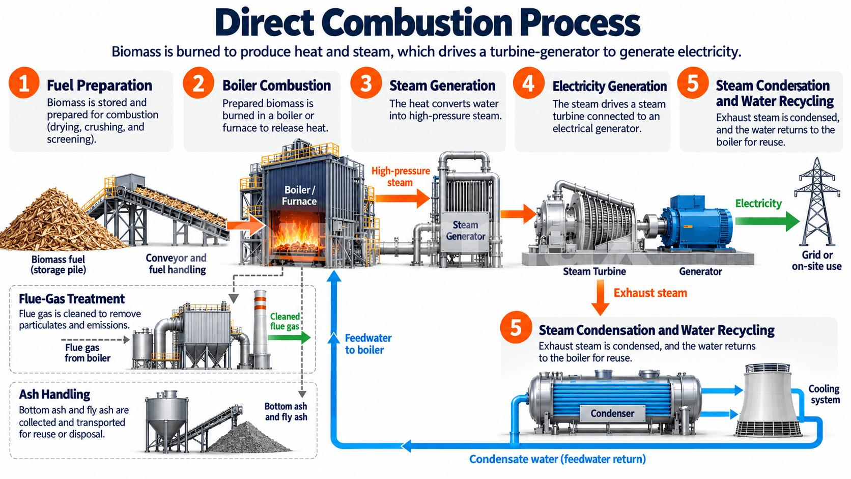 direct combustion process