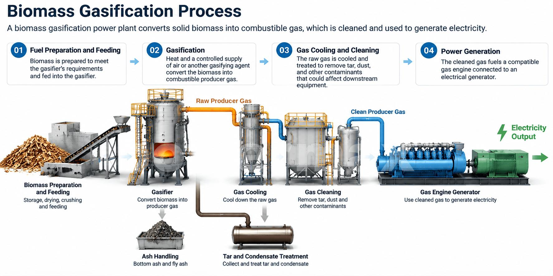 biomass gasification Process