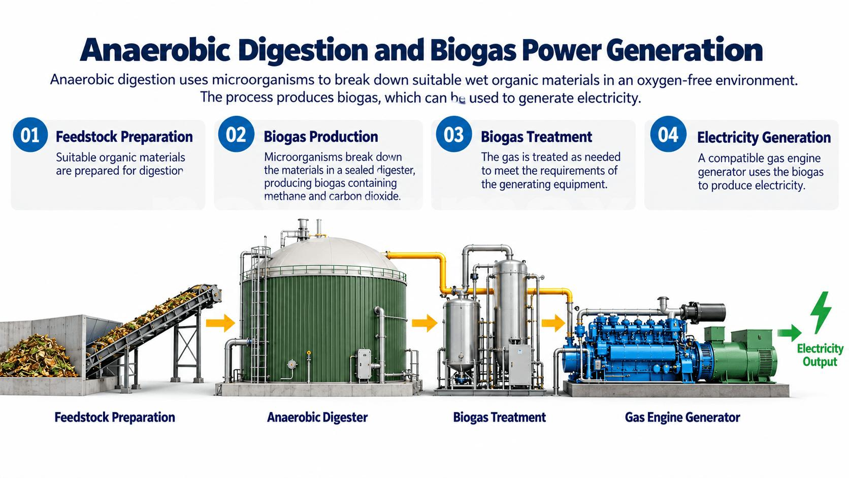 anaerobic digestion and biogas power generation