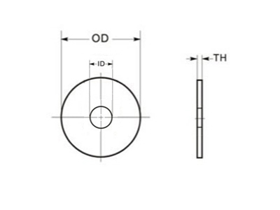 Dimensions of Fender Washer