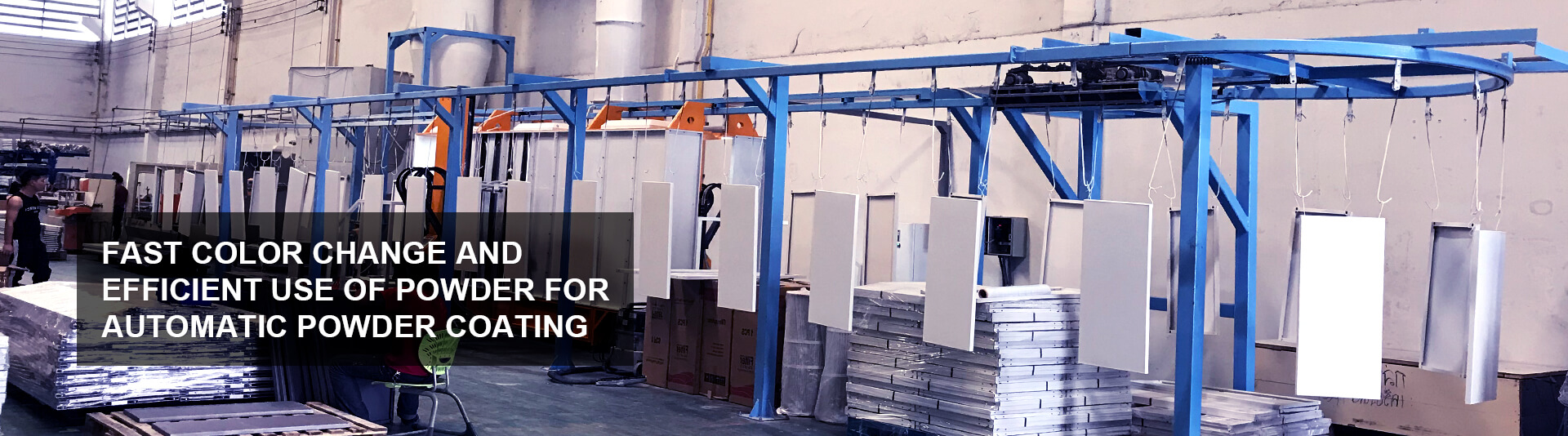 How to setup powder coating machines?