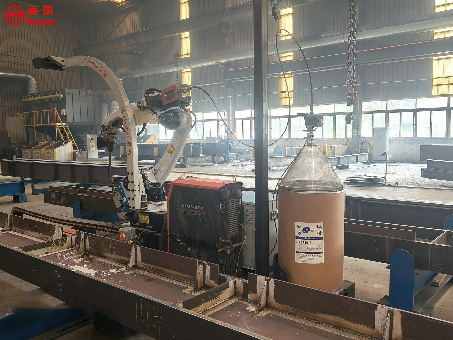 Steel Structure Intelligent Robot Welding Workstation