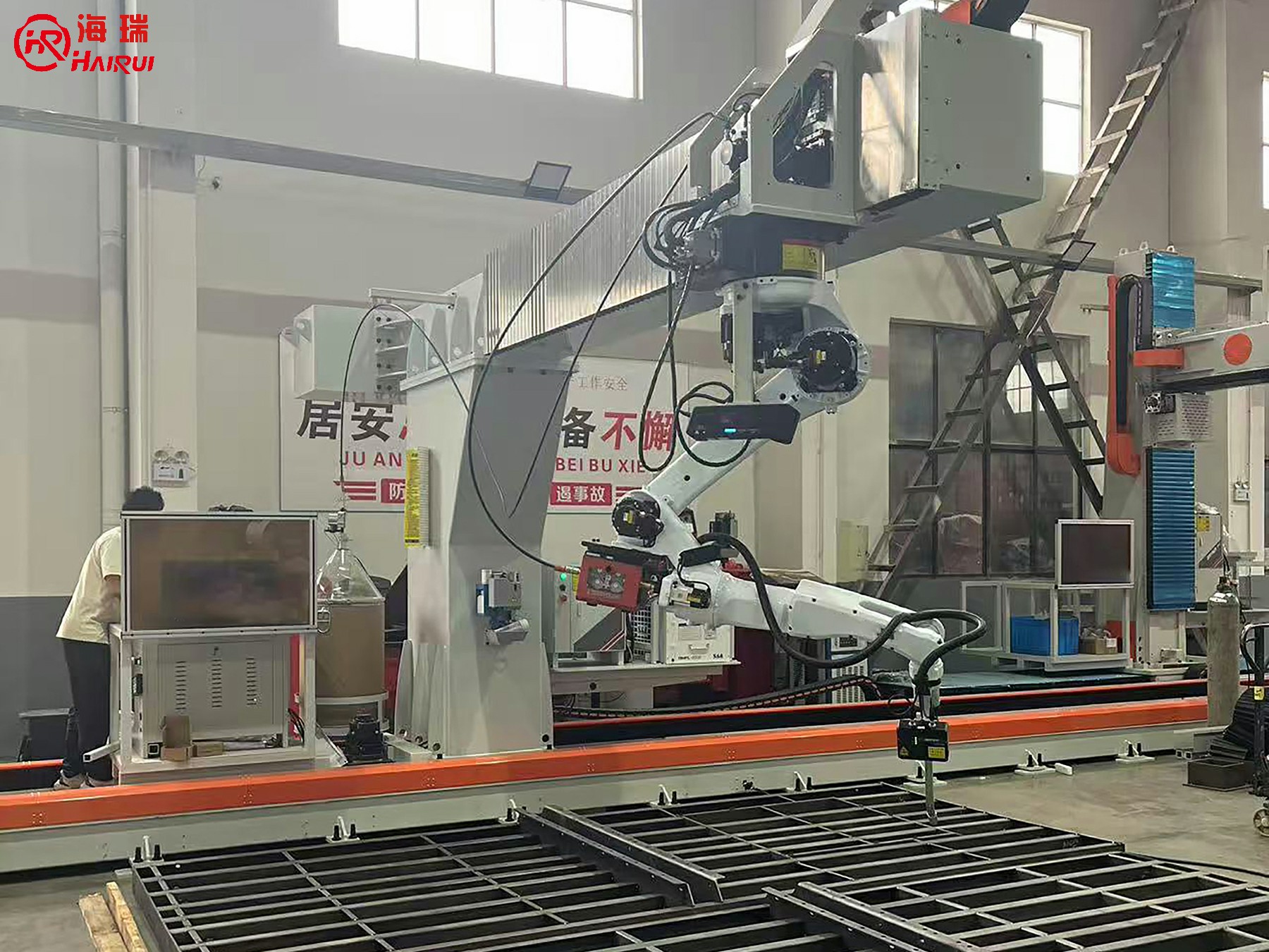 Cantilever Intelligent Robot Welding Workstation